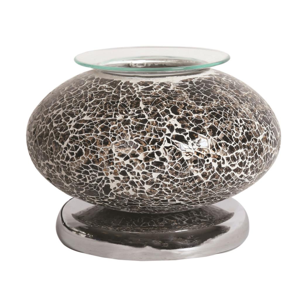 Aroma Ellipse Black Mosaic Touch Electric Wax Melt Warmer £30.59